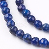 Dyed Natural Lapis Lazuli Bead Strands X-G-R173-6mm-01-3