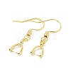 Rack Plating Brass Earring Hooks KK-F839-025B-G-2