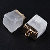 Natural Quartz Crystal Pendants G-Q998-035G-3