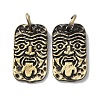 Tibetan Style Brass Pendants KK-M284-39AB-1