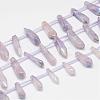 Natural Crystal Pointed Bead Strands G-G940-02-1