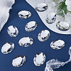 Gorgecraft Acrylic Rhinestone Flat Back Cabochons DIY-GF0009-17C-4