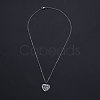 Non-Tarnish 201 Stainless Steel Pendant Necklaces NJEW-S105-JN564-40-1-2