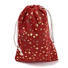 Gold Stamping Christmas Velvet Storage Bags ABAG-Q053-01A-03A-2