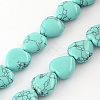 Synthetic Turquoise Bead Strands G-R190-20mm-01-1
