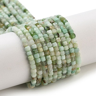 Natural Chrysoprase Beads Strands G-G140-C07-02-1