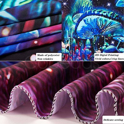 Black Light Aesthetic Mushroom Wall Tapestry JX151A-1