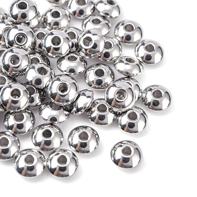 Tarnish Resistant Rondelle 304 Stainless Steel Beads STAS-N044-17-1