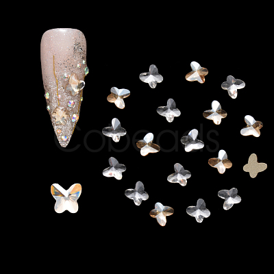 Flat Back Glass Rhinestone Cabochons MRMJ-Q072-37-1