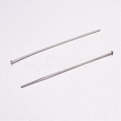 Tarnish Resistant 304 Stainless Steel Flat Head Pins STAS-H358-04B-1