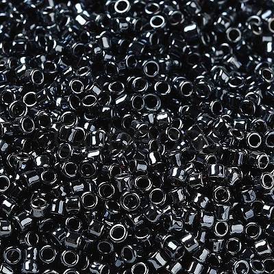 Electroplate Glass Seed Beads SEED-S042-01B-18-1