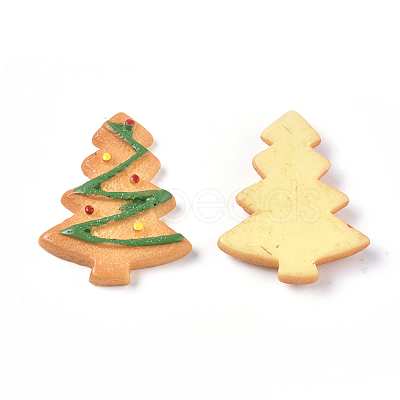 Christmas Theme Resin Decoden Cabochons RESI-CJC0001-37H-1