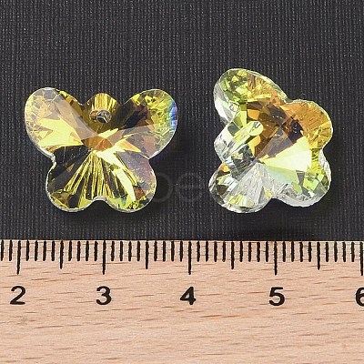 Transparent Glass Pendants GLAA-E050-02B-01-1