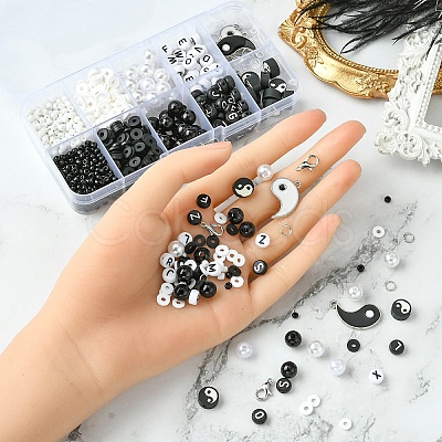 DIY Yin Yang Theme Jewelry Set Making Kit DIY-YW0004-67-1