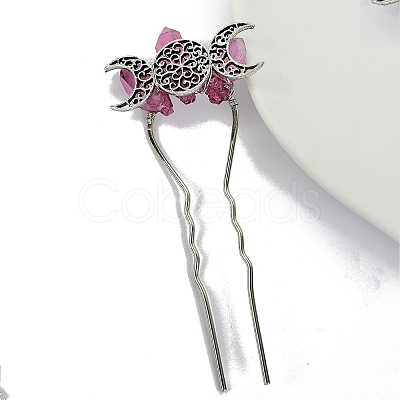 Natural Crystal Hair Forks PW-WG4639D-03-1