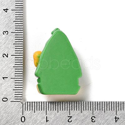 Christmas Theme Opaque Resin Cabochons RESI-F053-B01-1