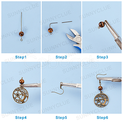 SUNNYCLUE DIY Dangle Earring Making Kits DIY-SC0014-03AB-1