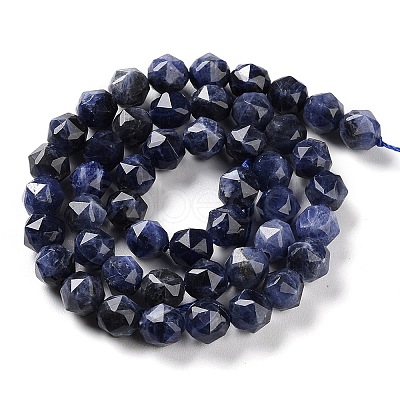 Natural Sodalite Beads Strands G-NH0021-A02-01-1