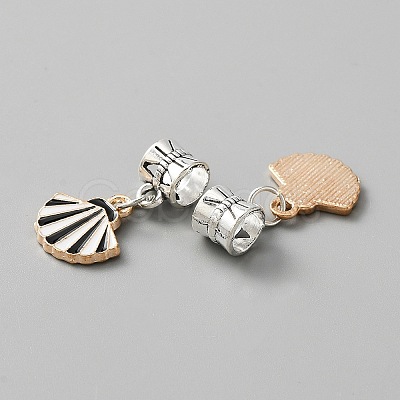 Alloy Enamel European Dangle Charms ENAM-TAC0021-01G-1