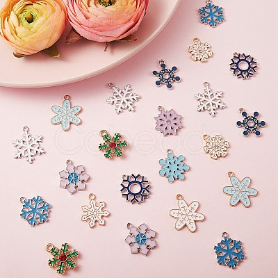 48Pcs 12 Style Alloy Pendants ENAM-SZ0002-30-1