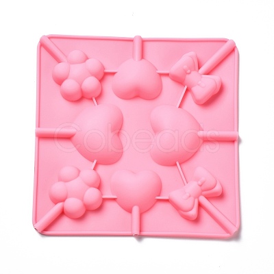 DIY Lollipop Making Food Grade Silicone Molds DIY-P065-06-1