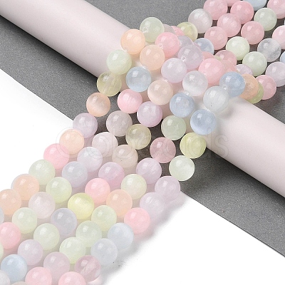 Macaron Color Natural Selenite Beads Strands G-Q162-A01-02C-02-1