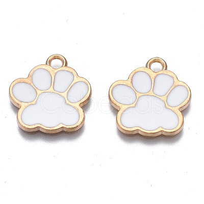 Alloy Enamel Pendants ENAM-T016-22LG-B-RS-1