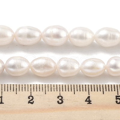 Natural Cultured Freshwater Pearl Beads Strands PEAR-P062-10H-1