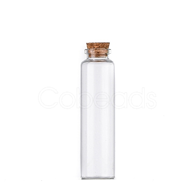 Glass Empty Wishing Bottle PW-WG17389-09-1