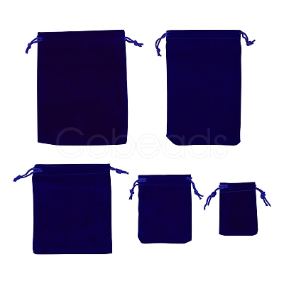 5 Style Rectangle Velvet Pouches TP-LS0001-01E-1