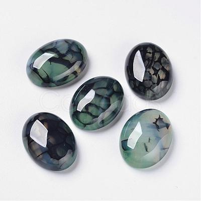 Natural Dragon Veins Cabochons G-F296-04-15x20mm-1