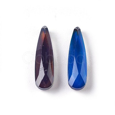 Faceted Glass Cabochons GLAA-E411-05-1