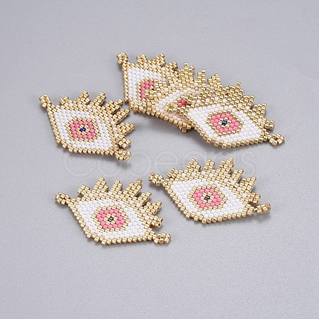 Handmade Japanese Seed Beads Links SEED-P003-13C-1