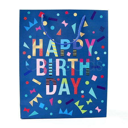 Birthday Theme Rectangle Paper Bags CARB-E004-05A-1