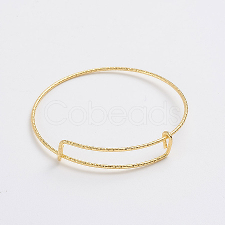 Adjustable Iron Bangle Making BJEW-TAC0003-01G-1