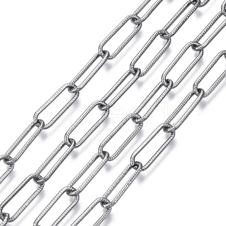 Unwelded Iron Paperclip Chains CH-S125-17A-01-1