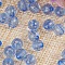 Transparent Acrylic Beads, Round, Light Steel Blue, 20mm