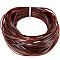 Gorgecraft Plastic Imitation Cane Wire Cord, Flat, Sienna, 5mm