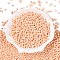 Glass Seed Beads, Opaque Colours, Round, Light Salmon, 3.5~4x3~3.5mm, Hole: 0.8~0.9mm, about 4500pcs/pound