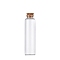 Glass Empty Wishing Bottle, with Cork Stopper, Column, Clear, 3x11cm, Capacity: 60ml(2.03fl. oz)