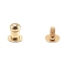 Zinc Alloy Rivets Set, with Screw, for Purse Handbag Shoes Punk Rock Leather Craft Clothes Belt, Golden, 7x5mm