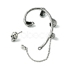 316 Surgical Stainless Steel Cuff Earrings EJEW-E300-15AS-02-2