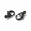 Spray Painted 304 Stainless Steel Lobster Claw Clasps STAS-R120-01F-02-3