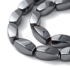 Non-Magnetic Synthetic Hematite Beads Strands IM601-6x12-3