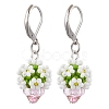 Glass Seed Beads Leverback Earrings EJEW-MZ00324-02-2