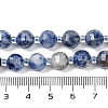 Natural Blue Spot Jasper Beads Strands G-G182-B31-03-5