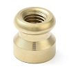 Christmas Golden Tone Round Wax Seal Brass Stamp Heads AJEW-M040-01G-A-3