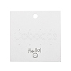 Paper Earring Display Cards CDIS-F007-06-2