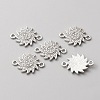 Alloy Crystal Rhinestone Connector Charms FIND-WH0416-76-2