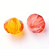 Faceted Bicone Transparent Acrylic Beads X-DBB18MM-4